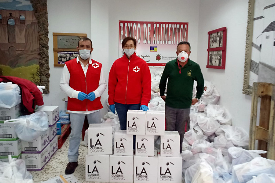 LA Organic y la Cruz Roja.