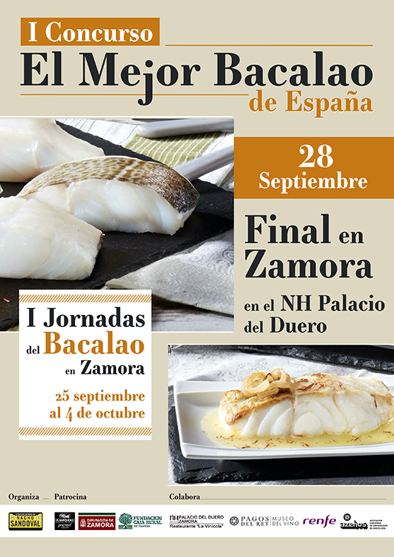 Postre from the contest about the best cod in Spain.
