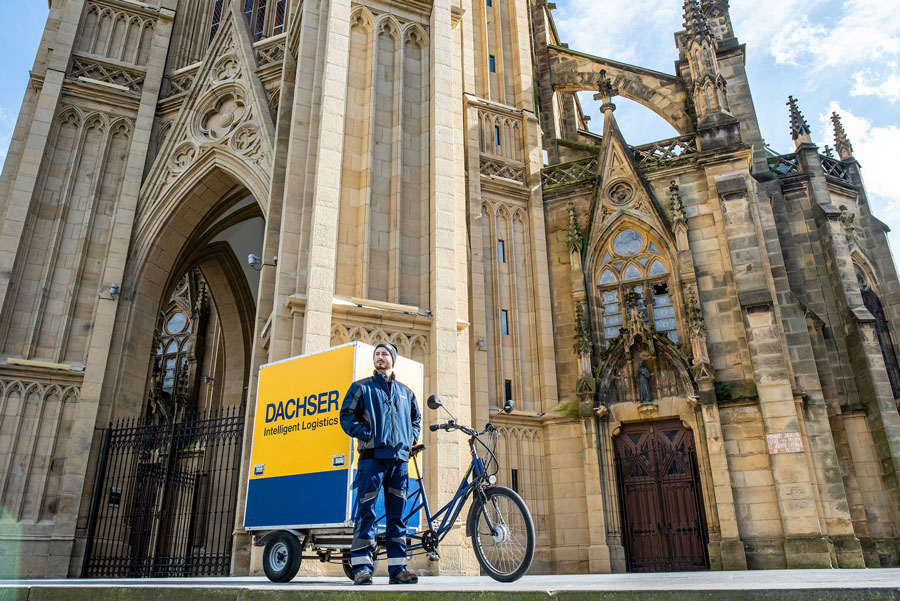 Bicicletas de Dachser en San Sebastián.