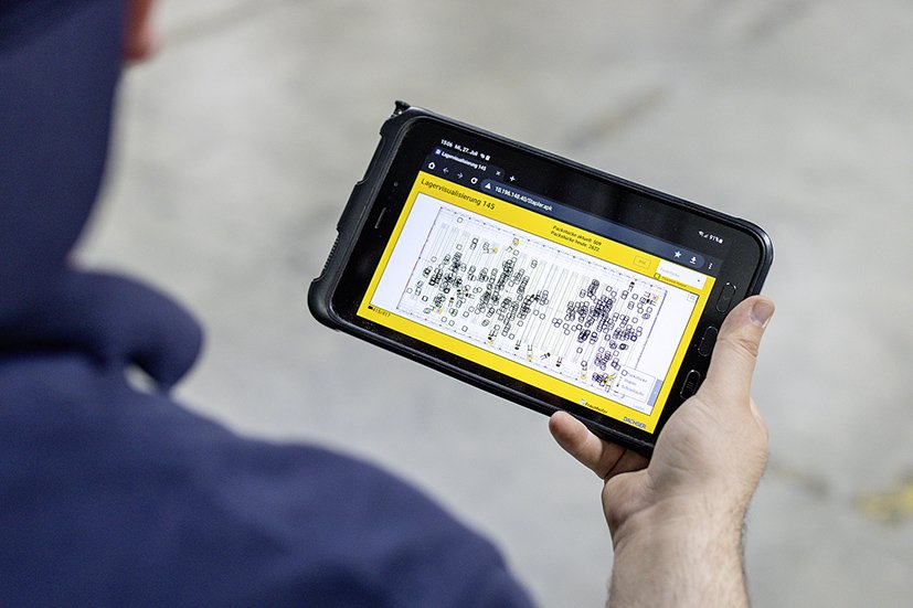 Pantalla con información de la tecnología de Dacher.