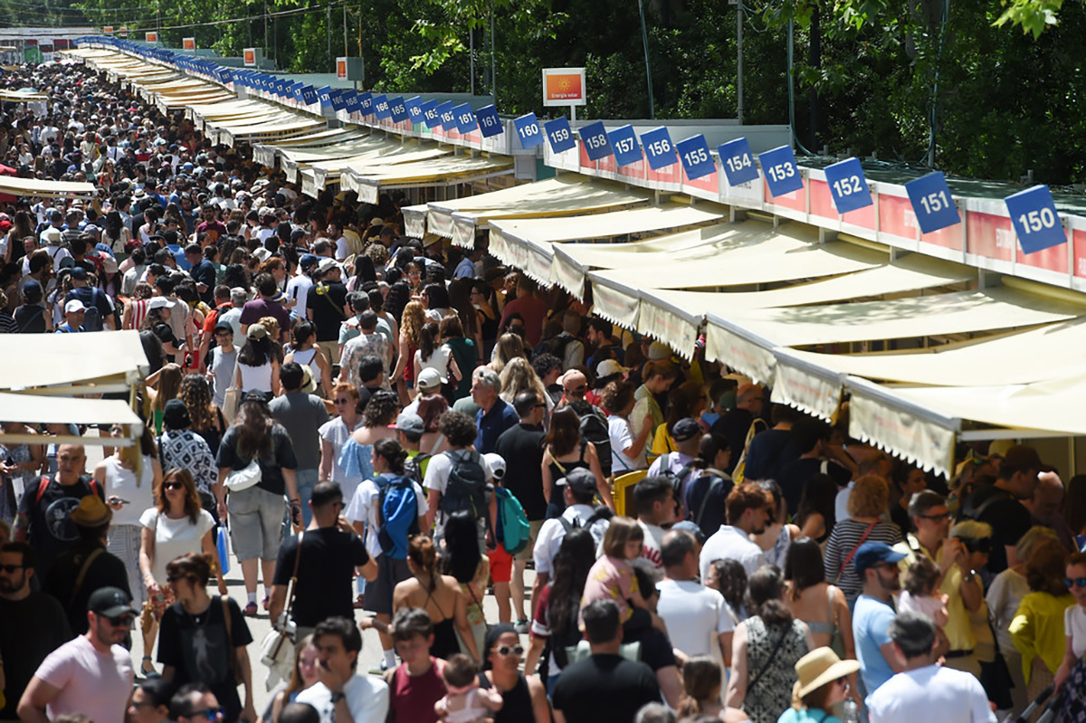 Feria Internacional del Libro en Madrid, junio 2025.