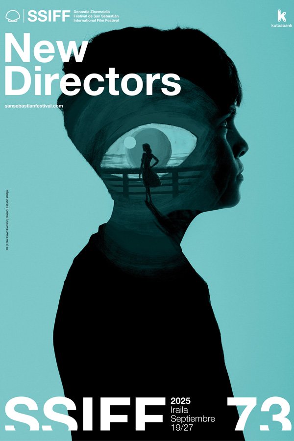 Cartel sobre nuevos directores en el Festival de Cine de San Sebastián.