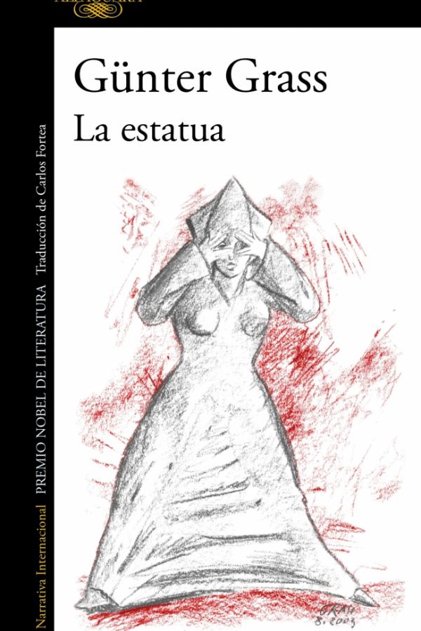 Portada del libro de Günter Grass titulado La estatua.