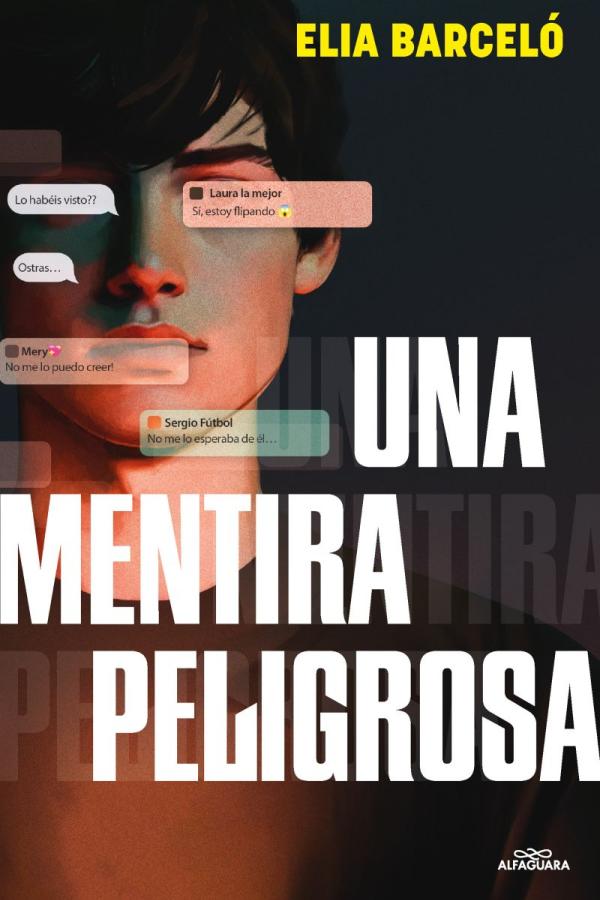 Portada del libro tittulado Una Mentira Peligrosa de Elia Barceló.