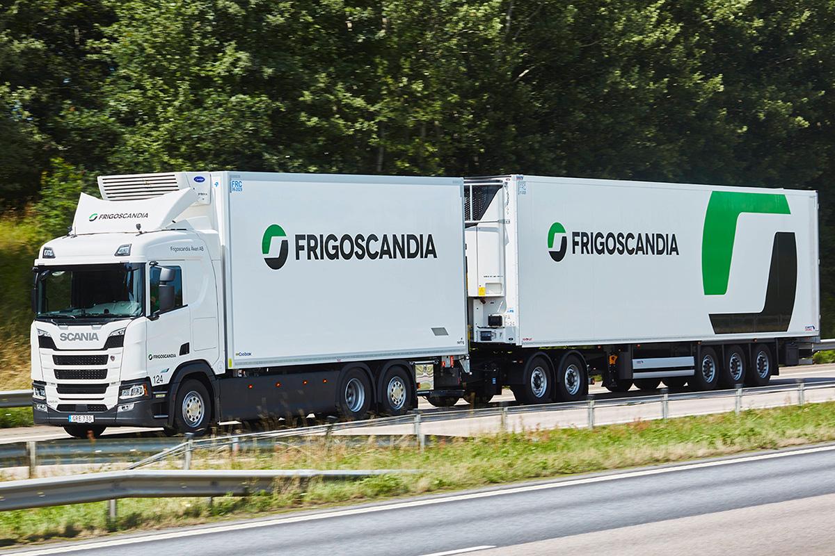 Frigoscandia transport for refrigerated goods.